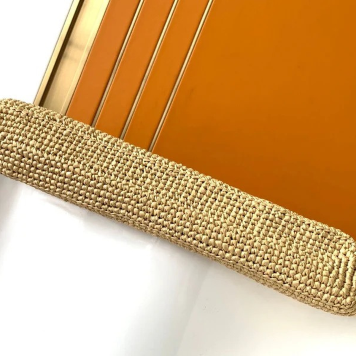 SAC ICARE YVES SAINT LAURENT EN RAPHIA