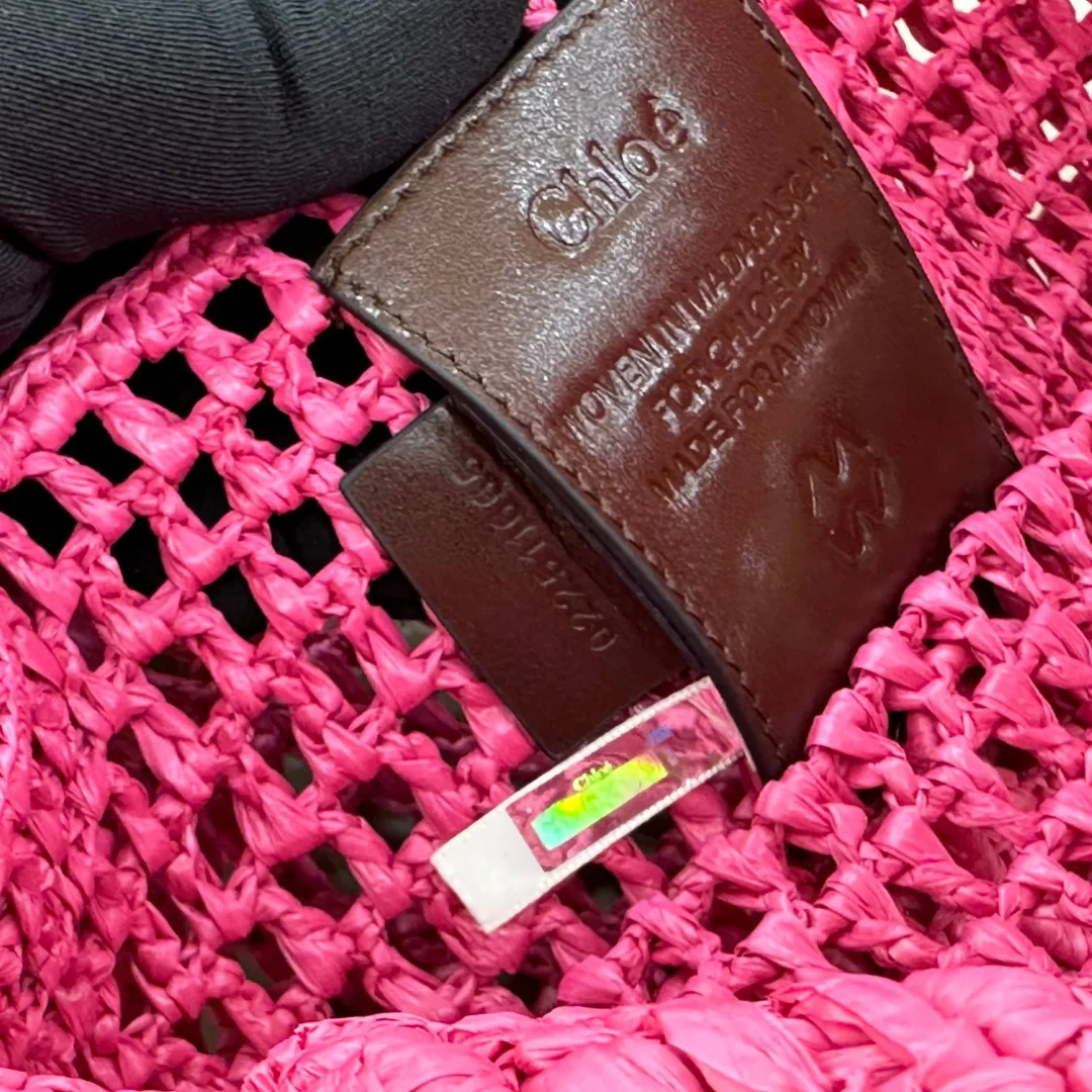 SAC BANANE D'ÉTÉ CHLOÉ EN RAFFIA