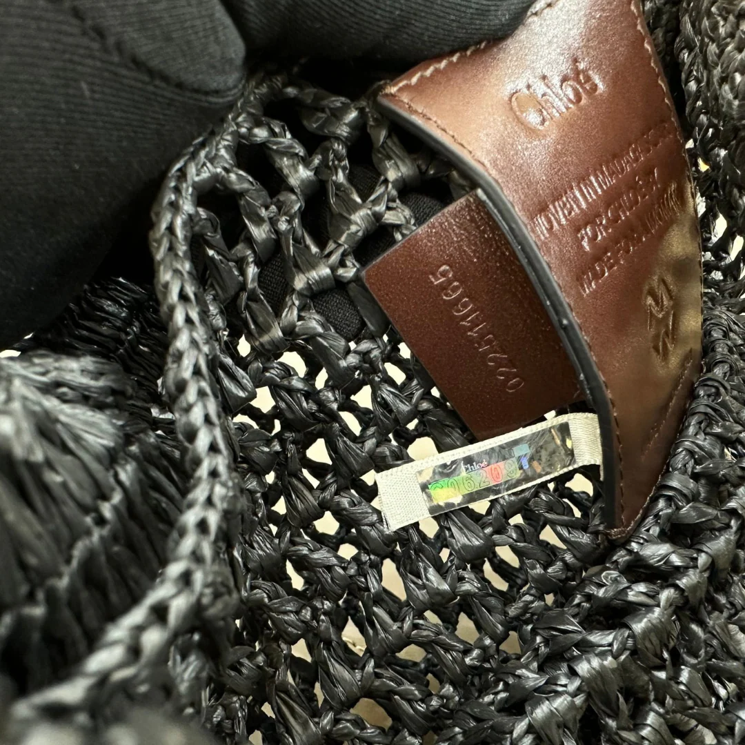 SAC BANANE D'ÉTÉ CHLOÉ EN RAFFIA