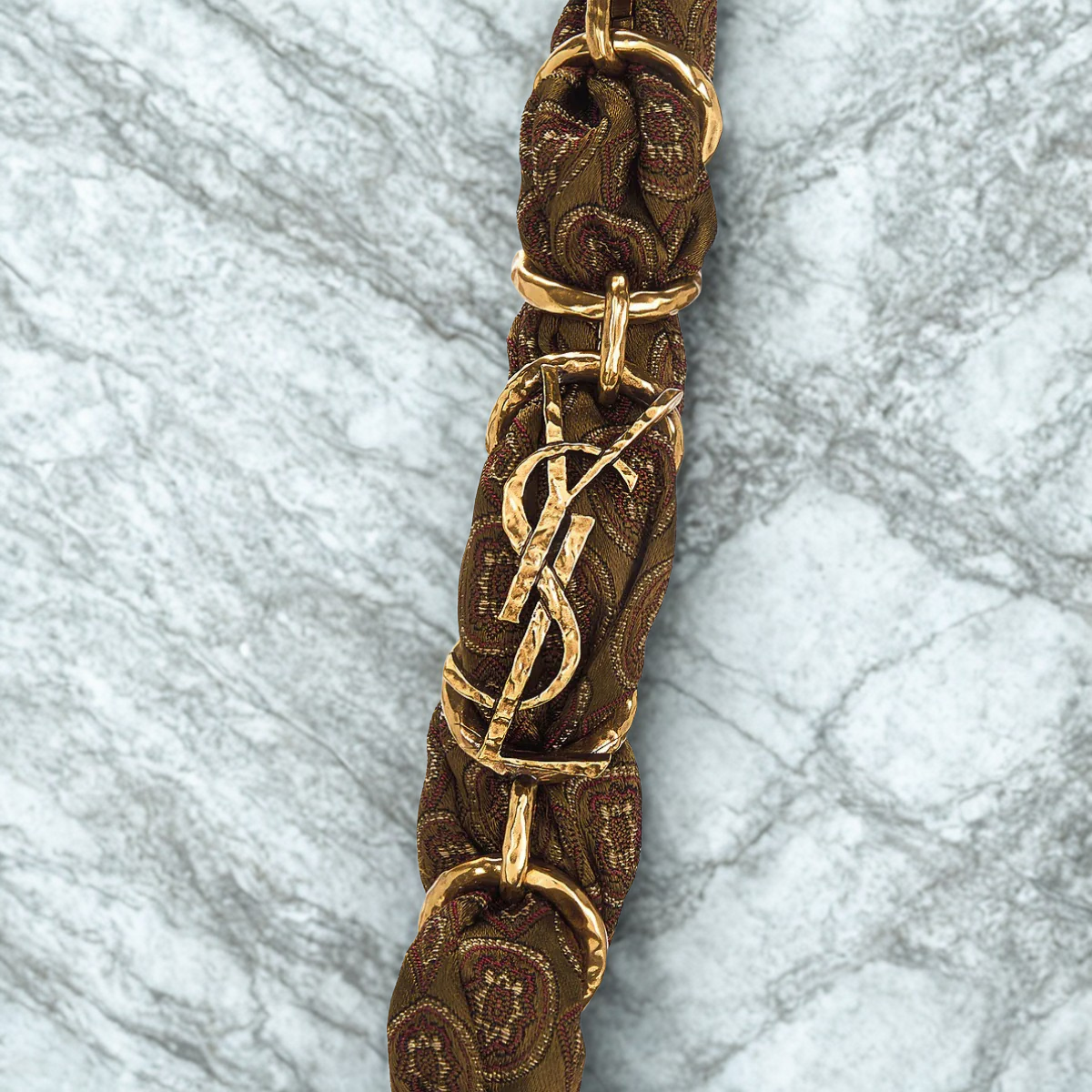 YVES SAINT LAURENT – SAC AMALIA EN JACQUARD