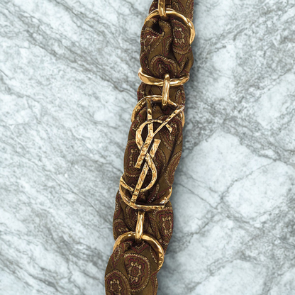 YVES SAINT LAURENT – SAC AMALIA EN JACQUARD