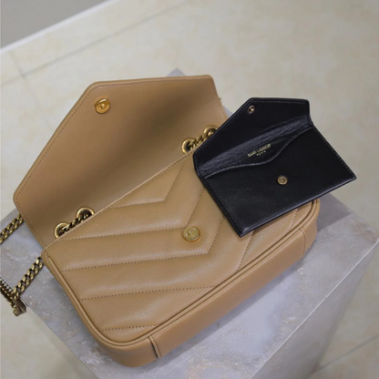 SAINT LAURENT SAC LOULOU PETIT AGNEAU MATELASSÉ 