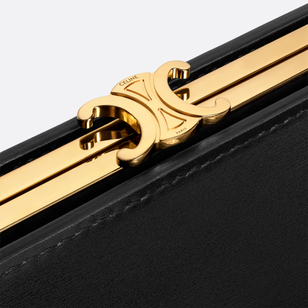 SAC CELINE ANTOINETTE MOYEN EN CUIR DE VEAU SATINÉ – COULEUR NATURELLE