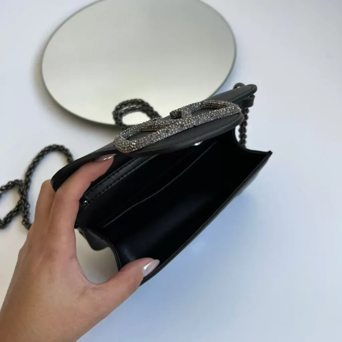 SAC À BANDOULIÈRE PETIT VALENTINO GARAVANI LOCÒ AVEC LOGICIEL BIJOU