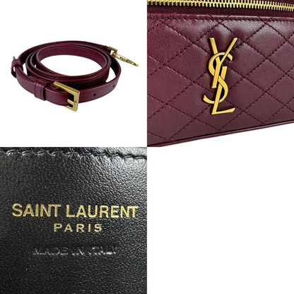 Trousse de toilette Gaby d'Yves Saint Laurent en cuir d'agneau