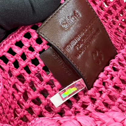 SAC BANANE D'ÉTÉ CHLOÉ EN RAFFIA