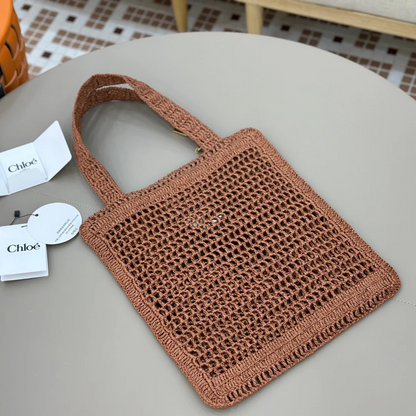 SAC BANANE D'ÉTÉ CHLOÉ EN RAFFIA